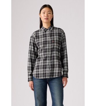 Levi's Camisa Western Harlie Flannel gris