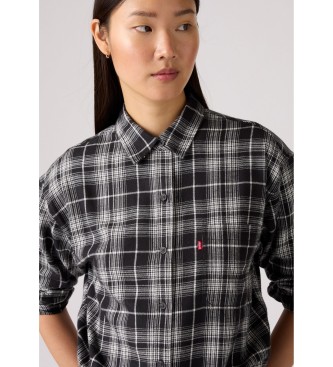 Levi's Camisa Western Harlie Flannel gris
