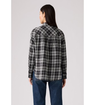 Levi's Camisa Western Harlie Flannel gris