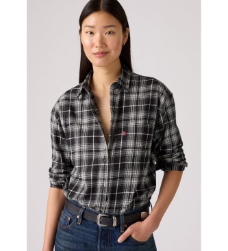 Levi's Camisa Western Harlie Flannel gris