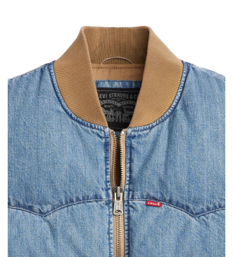 Levi's Chaleco Acolchado Western Super azul