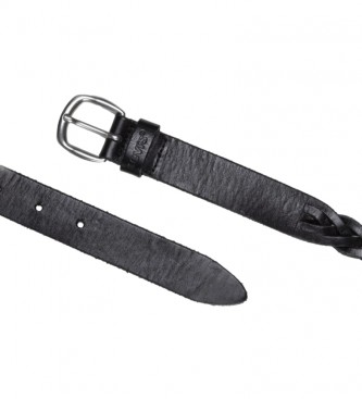Levi's Black Braided Leather Belt
