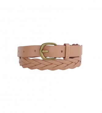 Levi's Brown Braided Leather Belt