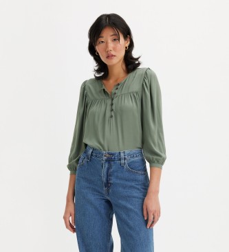 Levi's Halsey groene blouse