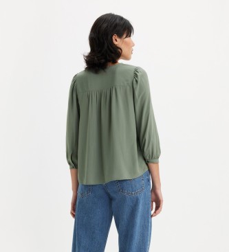 Levi's Halsey green blouse