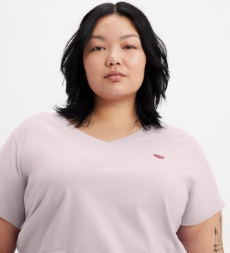 Levi's Peak Neck T-shirt roze