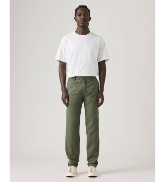 Levi's Pantaloni chino in lino leggero a vestibilit� affusolata XX Standard, verdi