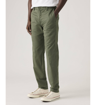 Levi's Pantaloni chino in lino leggero a vestibilit� affusolata XX Standard, verdi