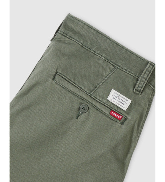 Levi's Pantaloni chino in lino leggero a vestibilit� affusolata XX Standard, verdi