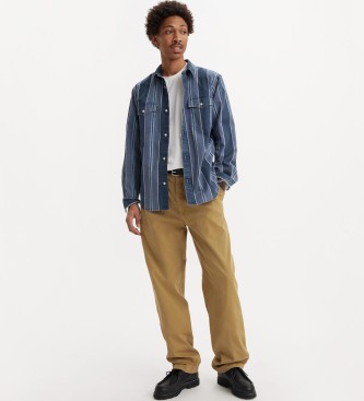 Levi's XX Chino Pleated Straight Pleated Loose Fit Byxor Brun