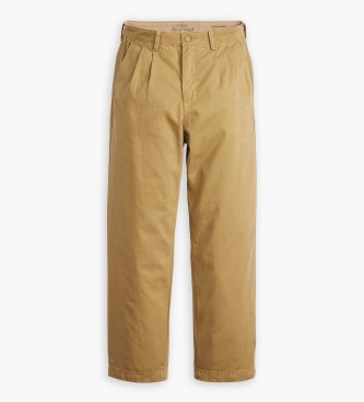 Levi's Pantaln XX Chino plisado recto holgado marrn