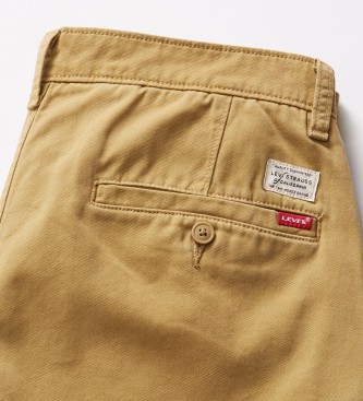 Levi's XX Chino Pleated Straight Pleated Loose Fit Trousers Brown