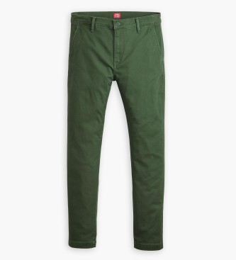 Levi's XX Chino Tight Fitted Trousers zielone