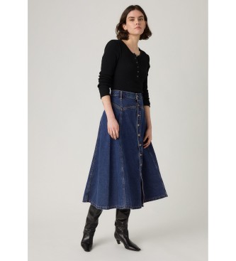 Levi's Yoked Western skirt blue