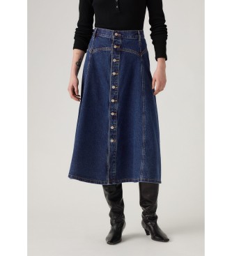 Levi's Yoked Western skirt blue