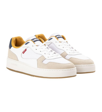 Levi's Glide white leather trainers