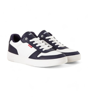 Levi's Sapatilhas Drive branco, azul-marinho