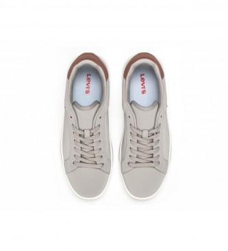 Levi's Piper grey leather trainers