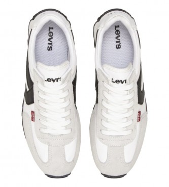 Levi's Stryder Red Tab leather shoes white