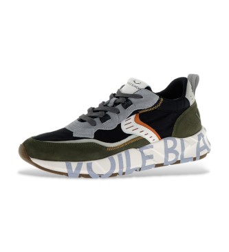 Voile blanche Leder Sneakers Club01 schwarz