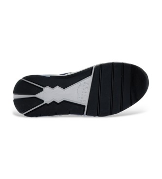 Voile blanche Sapatilhas de couro Club01 navy
