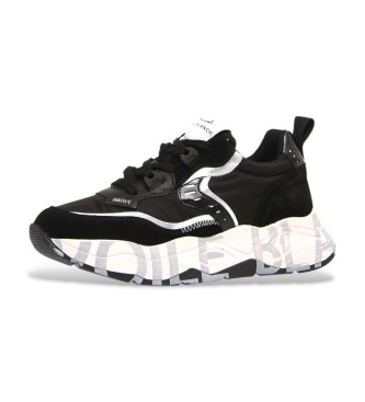 Voile blanche Usnjene športne copate Club105 black