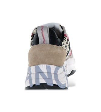 Voile blanche Leather Sneakers Club105 grey