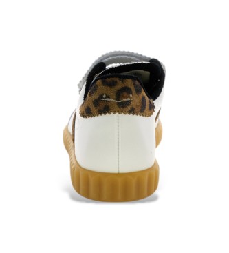 Voile blanche Ines Fringe Leather Sneakers white