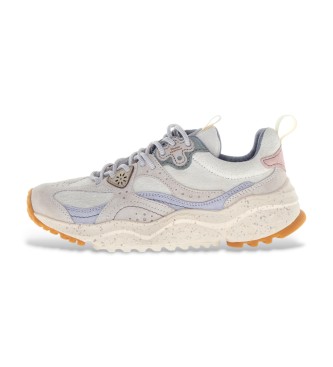 Flower Mountain Zapatillas de Piel Wave blanco