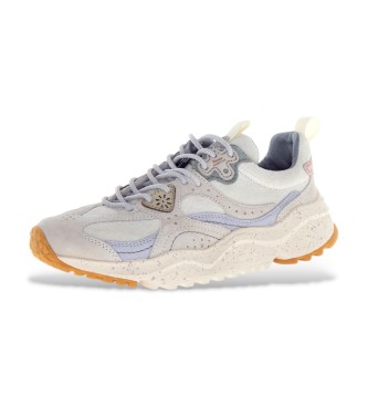 Flower Mountain Zapatillas de Piel Wave blanco