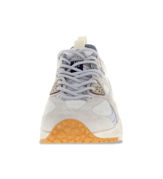 Flower Mountain Zapatillas de Piel Wave blanco