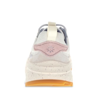 Flower Mountain Zapatillas de Piel Wave blanco