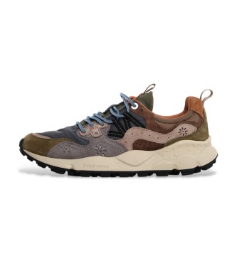 Flower Mountain Leather Sneakers Yamano3 multicoloured