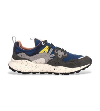 Flower Mountain Tnis de couro Yamano3 navy