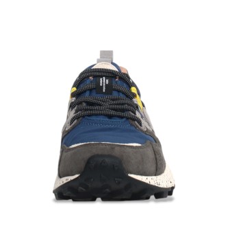 Flower Mountain Tnis de couro Yamano3 navy