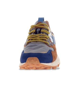 Flower Mountain Baskets en cuir Yamano3 marron