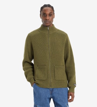 Levi's Pullover with zip green