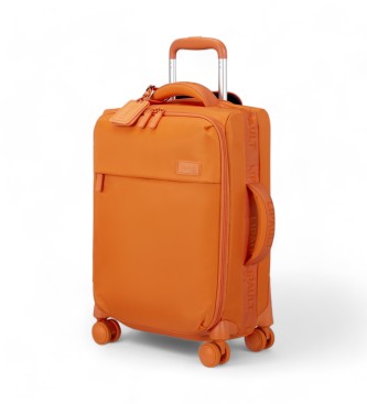 Lipault Cabin size suitcase Plume soft case orange