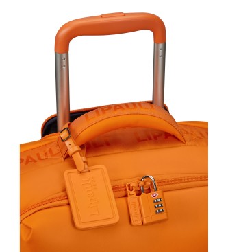 Lipault Koffer in Kabinengre Plume soft case orange