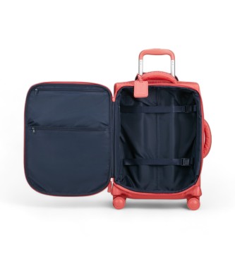 Lipault Cabin size soft suitcase Plume red
