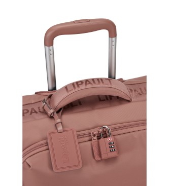 Lipault Duża miękka walizka Plume różowa