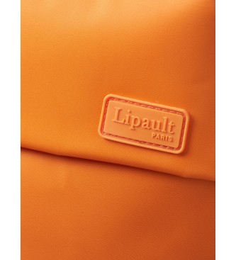 Lipault Velik mehki kovček Plume oranžne barve