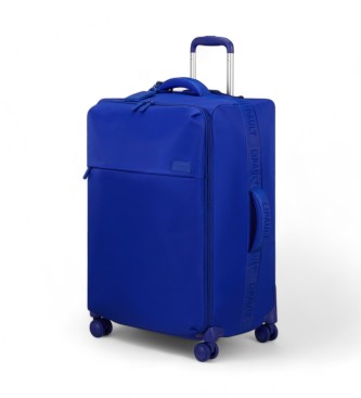 Lipault Large Plume soft suitcase blue