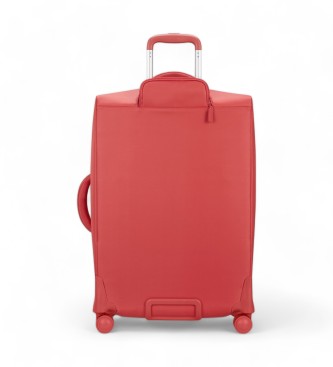Lipault Large soft suitcase Plume red