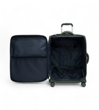 Lipault Medium soft suitcase Plume green