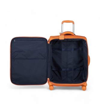 Lipault Średnia miękka walizka Plume pomarańczowa