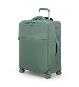 Lipault Medium soft suitcase Plume green