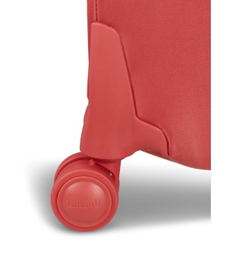 Lipault Medium soft suitcase Plume red