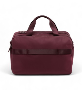 Lipault City Plume briefcase maroon