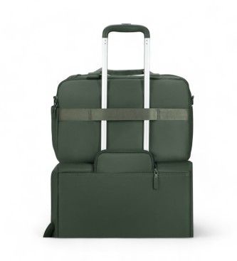 Lipault City Plume green briefcase
